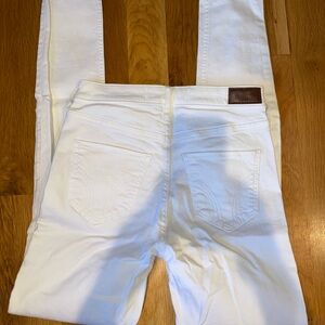Hollister Women's White Skinny Jeans